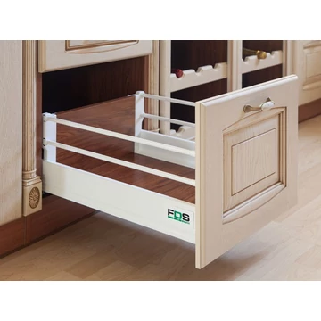 FDS-DF D 300 Duplafalú fém fiókoldal szettek 300mm Fehér - 10006632205 - 00006632205