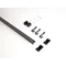 PRATIKA Faliprofil 2 db akasztóval 905x40x22 mm Fekete - 10006270010 - 00006270010